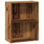 Estantería madera de ingeniería color envejecido 60x30x77 cm by , Bookcases and shelves - Ref: Foro24-857897, Price: 34,98 €,...