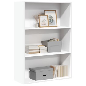 Engineered wood white shelf 80x30x114 cm by , Bookcases and shelves - Ref: Foro24-857931, Price: 55,88 €, Discount: %