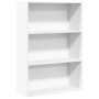 Weißes Regal aus Holzwerkstoff 80x30x114 cm von , Bücherregale und Regale - Ref: Foro24-857931, Preis: 55,88 €, Rabatt: %