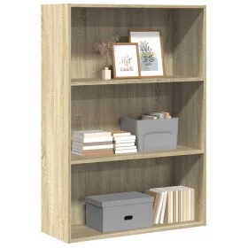 Estantería de madera de ingeniería roble Sonoma 80x30x114 cm by , Bookcases and shelves - Ref: Foro24-857933, Price: 53,58 €,...