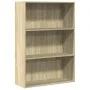 Estantería de madera de ingeniería roble Sonoma 80x30x114 cm de , Librerías y estanterías - Ref: Foro24-857933, Precio: 53,58...