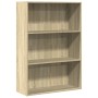 Estantería de madera de ingeniería roble Sonoma 80x30x114 cm by , Bookcases and shelves - Ref: Foro24-857933, Price: 54,29 €,...