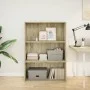 Estantería de madera de ingeniería roble Sonoma 80x30x114 cm de , Librerías y estanterías - Ref: Foro24-857933, Precio: 53,58...