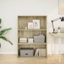 Estantería de madera de ingeniería roble Sonoma 80x30x114 cm by , Bookcases and shelves - Ref: Foro24-857933, Price: 54,29 €,...