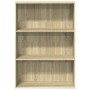 Estantería de madera de ingeniería roble Sonoma 80x30x114 cm by , Bookcases and shelves - Ref: Foro24-857933, Price: 54,29 €,...
