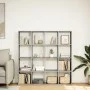 Estantería madera de ingeniería gris Sonoma 137,5x29x137,5 cm de , Librerías y estanterías - Ref: Foro24-3310294, Precio: 123...