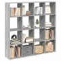 Estantería madera de ingeniería gris Sonoma 137,5x29x137,5 cm de , Librerías y estanterías - Ref: Foro24-3310294, Precio: 123...