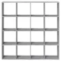Estantería madera de ingeniería gris Sonoma 137,5x29x137,5 cm de , Librerías y estanterías - Ref: Foro24-3310294, Precio: 123...