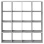 Estantería madera de ingeniería gris Sonoma 137,5x29x137,5 cm von , Bücherregale und Regale - Ref: Foro24-3310294, Preis: 125...