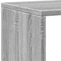Estantería madera de ingeniería gris Sonoma 137,5x29x137,5 cm de , Librerías y estanterías - Ref: Foro24-3310294, Precio: 123...
