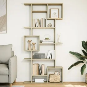 Estantería de madera de ingeniería roble Sonoma 92x29x188 cm von , Bücherregale und Regale - Ref: Foro24-3310318, Preis: 114,...
