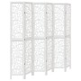 Biombo separador de 6 paneles madera maciza Paulownia blanco von , Raumteiler - Ref: Foro24-358748, Preis: 200,26 €, Rabatt: %