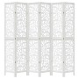 Biombo separador de 6 paneles madera maciza Paulownia blanco von , Raumteiler - Ref: Foro24-358748, Preis: 200,26 €, Rabatt: %