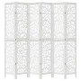 Biombo separador de 6 paneles madera maciza Paulownia blanco von , Raumteiler - Ref: Foro24-358748, Preis: 196,50 €, Rabatt: %