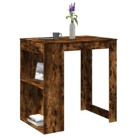 Mesa alta de bar madera ingeniería roble ahumado 102x70x103,5cm von , Küchen- und Esstische - Ref: Foro24-3309325, Preis: 133...