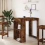 Mesa alta de bar madera ingeniería roble ahumado 102x70x103,5cm von , Küchen- und Esstische - Ref: Foro24-3309325, Preis: 133...