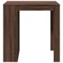 High bar table made of brown oak engineered wood, 102x70x103.5 cm by , Kitchen and dining tables - Ref: Foro24-3309327, Price...