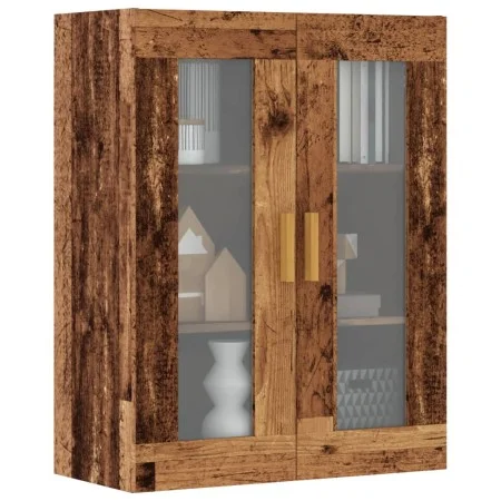 Armario de pared colgante madera envejecida 69,5x34x90 cm by , Sideboards - Ref: Foro24-857043, Price: 92,24 €, Discount: %