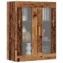 Armario de pared colgante madera envejecida 69,5x34x90 cm by , Sideboards - Ref: Foro24-857043, Price: 92,24 €, Discount: %
