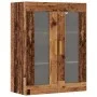 Armario de pared colgante madera envejecida 69,5x34x90 cm by , Sideboards - Ref: Foro24-857043, Price: 92,24 €, Discount: %