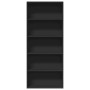 Estantería madera ingeniería negra 80x30x189 cm von , Bücherregale und Regale - Ref: Foro24-3314670, Preis: 93,62 €, Rabatt: %