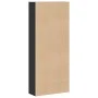 Estantería madera ingeniería negra 80x30x189 cm de , Librerías y estanterías - Ref: Foro24-3314670, Precio: 91,13 €, Descuent...