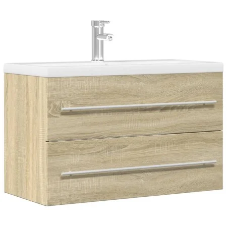 Armario para lavabo aglomerado madera envejecida 80x38,5x48 cm von , Badezimmermöbel - Ref: Foro24-856227, Preis: 55,14 €, Ra...