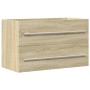 Armario para lavabo aglomerado madera envejecida 80x38,5x48 cm by , Bathroom furniture - Ref: Foro24-856227, Price: 60,60 €, ...
