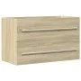 Armario para lavabo aglomerado madera envejecida 80x38,5x48 cm von , Badezimmermöbel - Ref: Foro24-856227, Preis: 55,14 €, Ra...