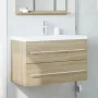 Armario para lavabo aglomerado madera envejecida 80x38,5x48 cm von , Badezimmermöbel - Ref: Foro24-856227, Preis: 55,14 €, Ra...