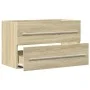 Armario para lavabo aglomerado madera envejecida 80x38,5x48 cm von , Badezimmermöbel - Ref: Foro24-856227, Preis: 55,14 €, Ra...