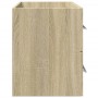 Armario para lavabo aglomerado madera envejecida 80x38,5x48 cm by , Bathroom furniture - Ref: Foro24-856227, Price: 60,60 €, ...