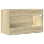 Armario para lavabo aglomerado madera envejecida 80x38,5x48 cm by , Bathroom furniture - Ref: Foro24-856227, Price: 60,60 €, ...