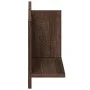 Mueble de pared madera de ingeniería marrón roble 70x16,5x30 cm de , Estantes y estanterías - Ref: Foro24-854856, Precio: 25,...