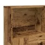 Headboard wardrobe in aged engineered wood 120x19x103.5 cm by , Lockers and storage cabinets - Ref: Foro24-856866, Price: 68,...