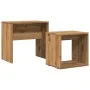 Mesas de centro apilables 2 uds madera ingeniería roble artisan von , Couchtisch - Ref: Foro24-856051, Preis: 50,66 €, Rabatt: %