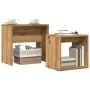 Mesas de centro apilables 2 uds madera ingeniería roble artisan von , Couchtisch - Ref: Foro24-856051, Preis: 50,66 €, Rabatt: %