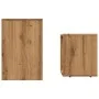 Mesas de centro apilables 2 uds madera ingeniería roble artisan von , Couchtisch - Ref: Foro24-856051, Preis: 50,66 €, Rabatt: %