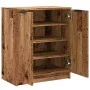 Mueble zapatero madera de ingeniería envejecida 59x35x70 cm by , Closets and storage - Ref: Foro24-856989, Price: 86,66 €, Di...