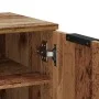 Mueble zapatero madera de ingeniería envejecida 59x35x70 cm by , Closets and storage - Ref: Foro24-856989, Price: 86,66 €, Di...