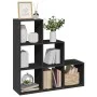 Librería divisor 3 niveles madera ingeniería negro 99x29x99 cm by , Bookcases and shelves - Ref: Foro24-857959, Price: 61,19 ...
