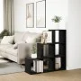 Librería divisor 3 niveles madera ingeniería negro 99x29x99 cm by , Bookcases and shelves - Ref: Foro24-857959, Price: 61,19 ...