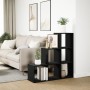 Librería divisor 3 niveles madera ingeniería negro 99x29x99 cm by , Bookcases and shelves - Ref: Foro24-857959, Price: 62,48 ...