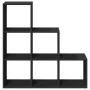 Librería divisor 3 niveles madera ingeniería negro 99x29x99 cm by , Bookcases and shelves - Ref: Foro24-857959, Price: 61,19 ...
