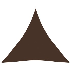 Brown Oxford fabric triangular sail awning 4x4x4 m by vidaXL, Umbrellas - Ref: Foro24-135836, Price: 28,34 €, Discount: %
