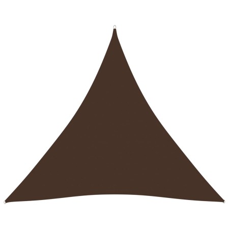 Brown Oxford fabric triangular sail awning 4x4x4 m by vidaXL, Umbrellas - Ref: Foro24-135836, Price: 28,34 €, Discount: %