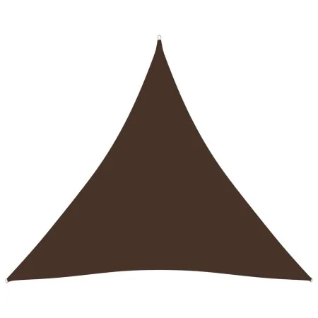 Brown Oxford fabric triangular sail awning 4x4x4 m by vidaXL, Umbrellas - Ref: Foro24-135836, Price: 27,88 €, Discount: %