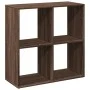 Librería divisor madera ingeniería marrón roble 69,5x29x69,5 cm by , Bookcases and shelves - Ref: Foro24-858009, Price: 41,06...