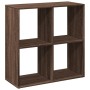 Librería divisor madera ingeniería marrón roble 69,5x29x69,5 cm von , Bücherregale und Regale - Ref: Foro24-858009, Preis: 41...