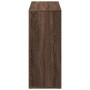 Librería divisor madera ingeniería marrón roble 69,5x29x69,5 cm von , Bücherregale und Regale - Ref: Foro24-858009, Preis: 41...